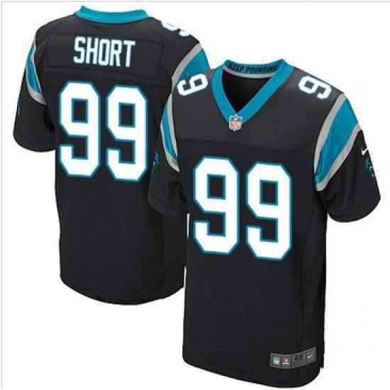Nike Carolina Panthers #99 Kawann Short Black Team Color Mens Stitched NFL Elite Jersey